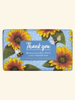 English Soap Company Honeysuckle Dew Thank You Sunflowers Soap