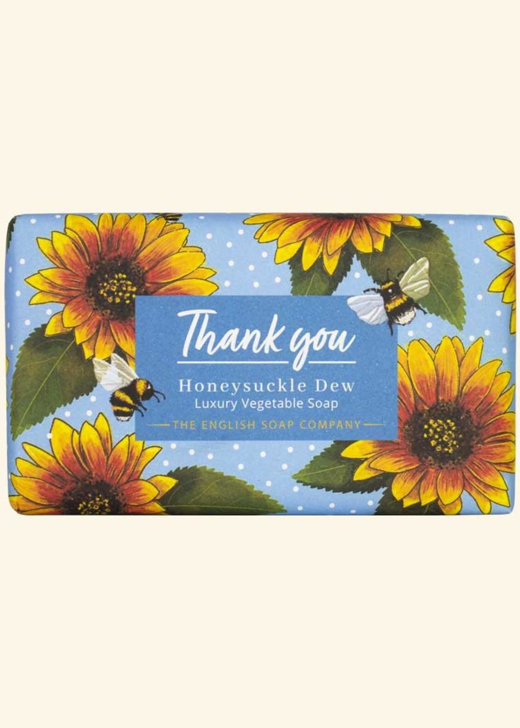English Soap Company Honeysuckle Dew Thank You Sunflowers Soap