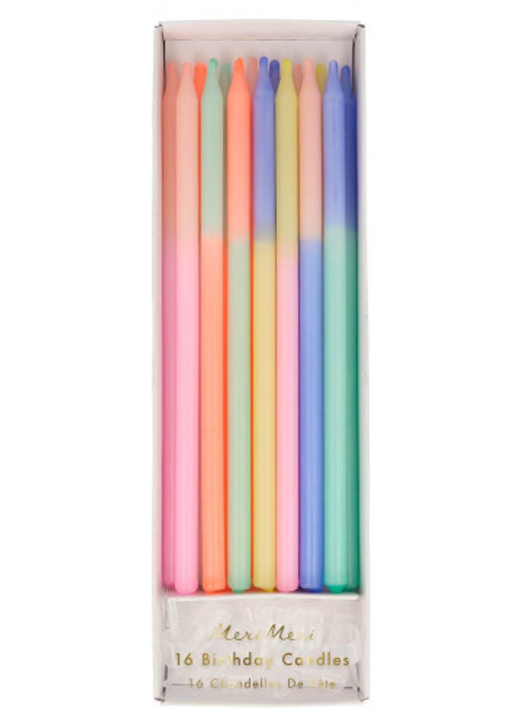 Multi Colour Block Candles
