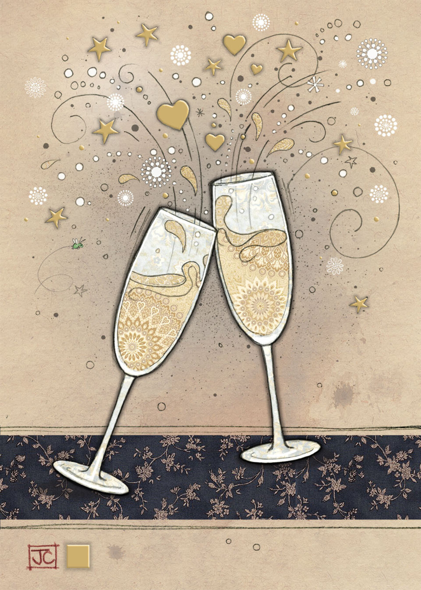 Bug Art Champagne