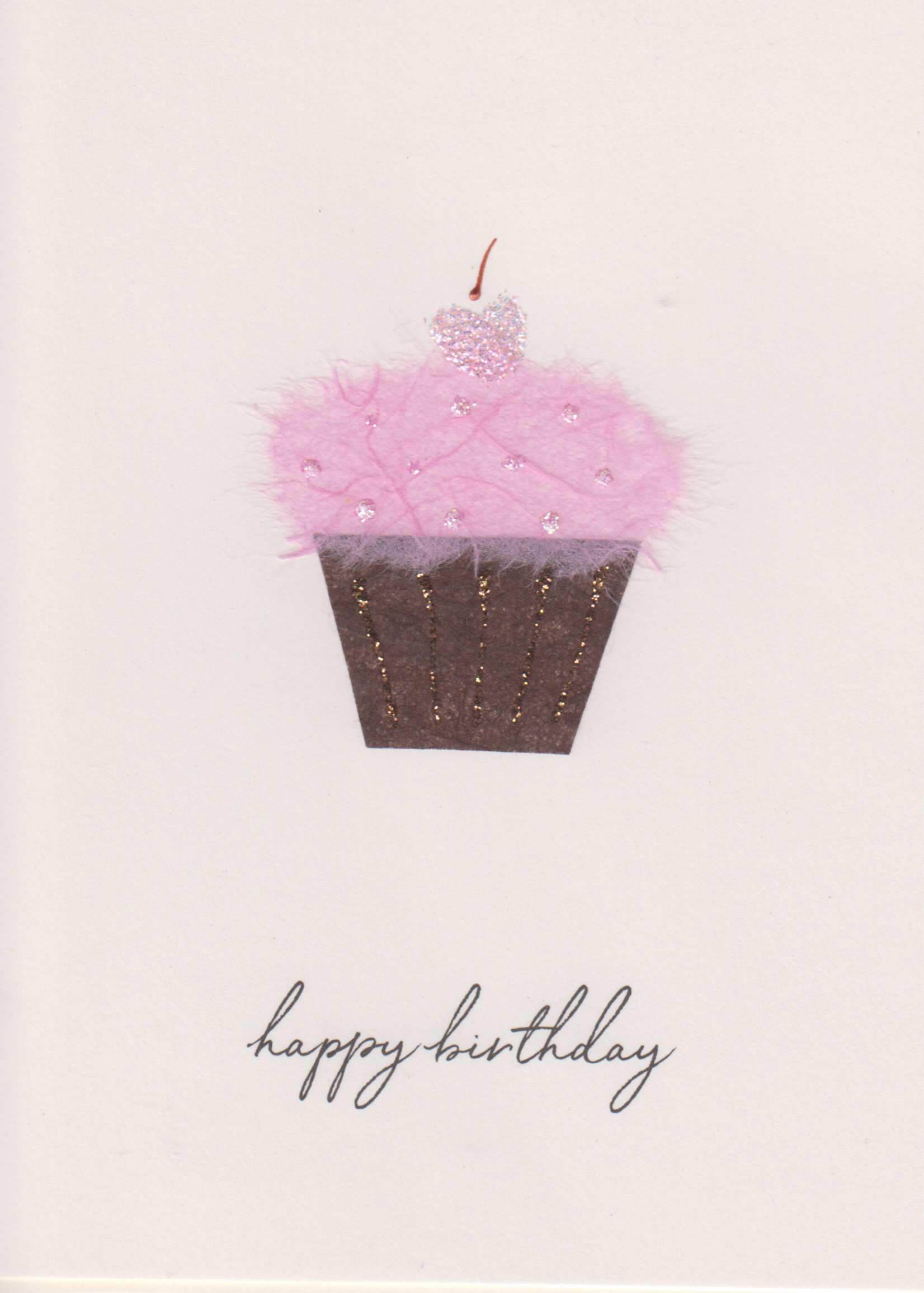Flaunt Cards Happy Birthday ~ Cupcake