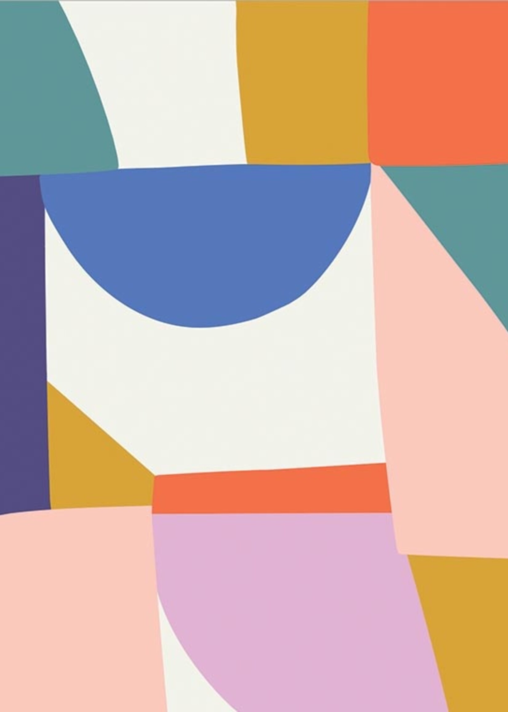 Shifted Shapes Blank Boxed Note Cards