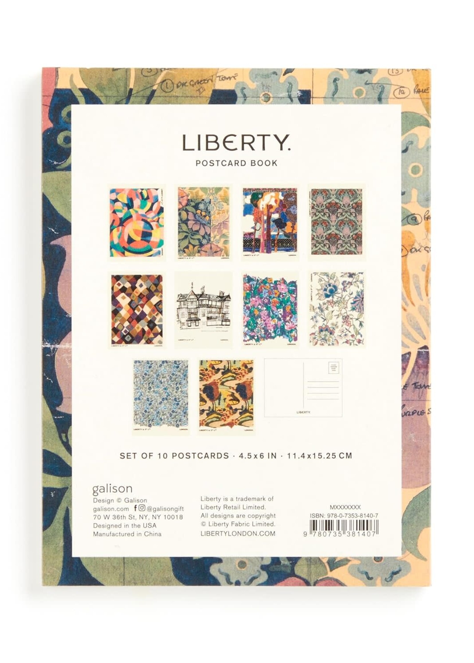 Raincoast Liberty Postcard Book