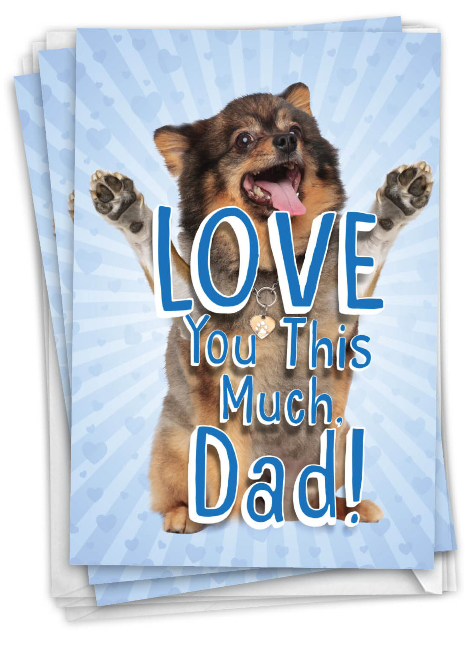 Nobleworks Love You This Much Dad Dog
