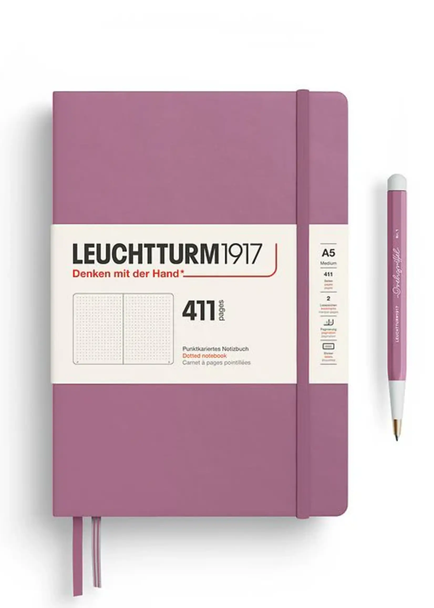 Leuchtturm1917 A5 Hardcover Ruled Notebook