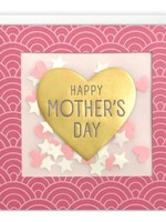 Happy Mother's Day - Gold Heart