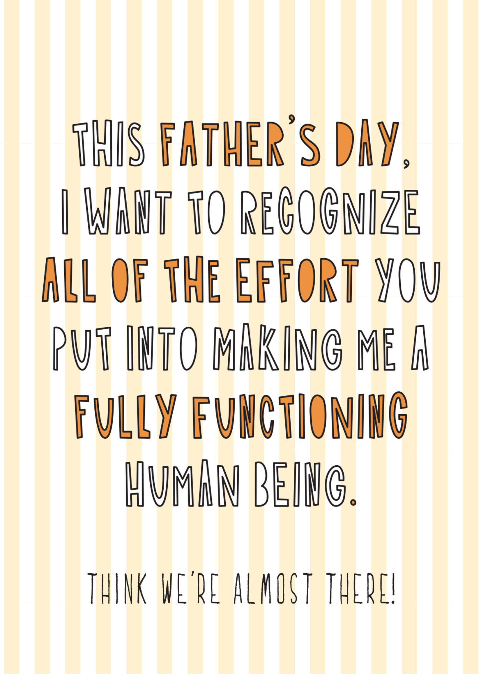 near modern disaster This Father's Day I want to apologize