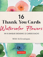 Raincoast Boxed Thank You Cards ~ Watercolour Flowers