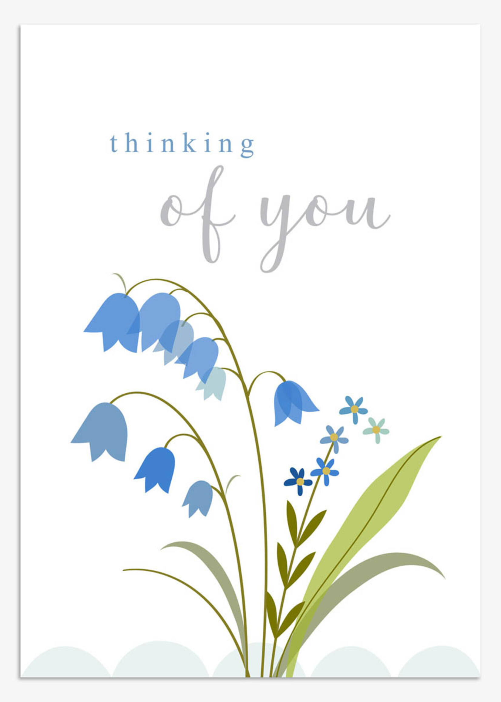 Think of Me Thinking of you - bluebells