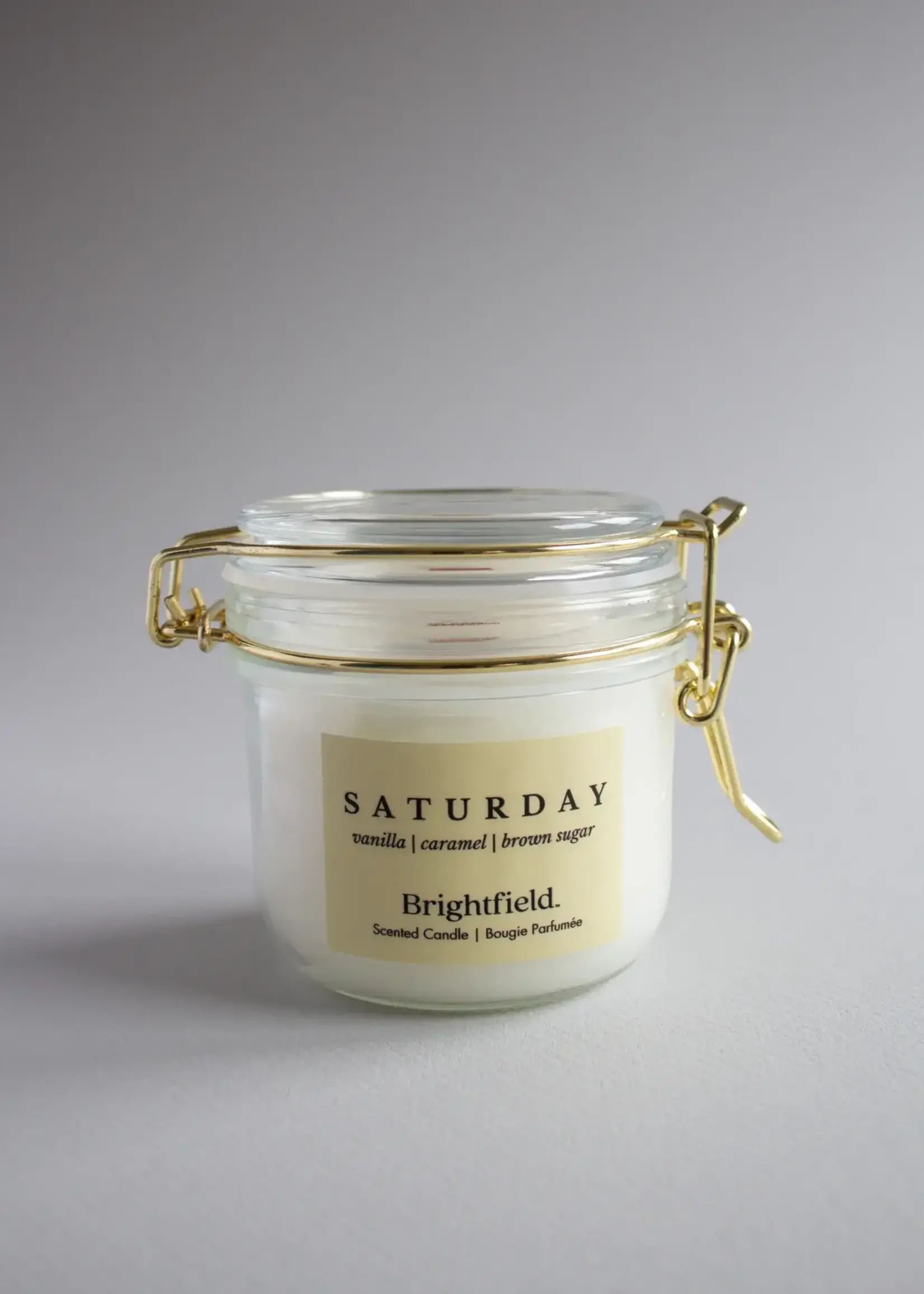 Brightfield Glass Candle - Saturday