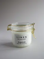 Brightfield Glass Candle - Linen