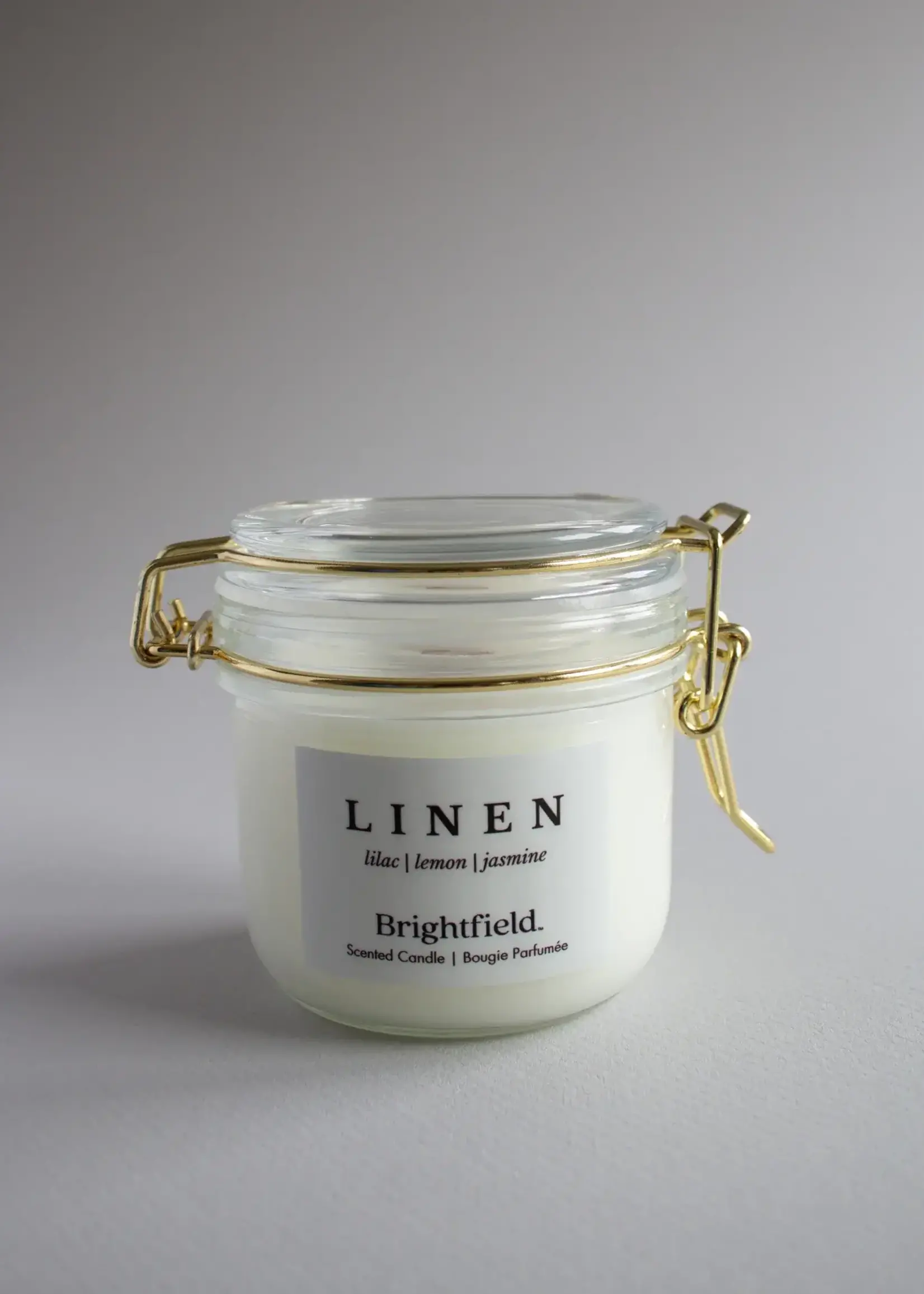 Brightfield  Candle Company Brightfield Glass Candle - Linen