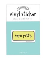 Carolyn Draws Vinyl Sticker ~ Super Petty