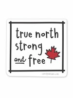 Carolyn Draws Vinyl Sticker ~ True North