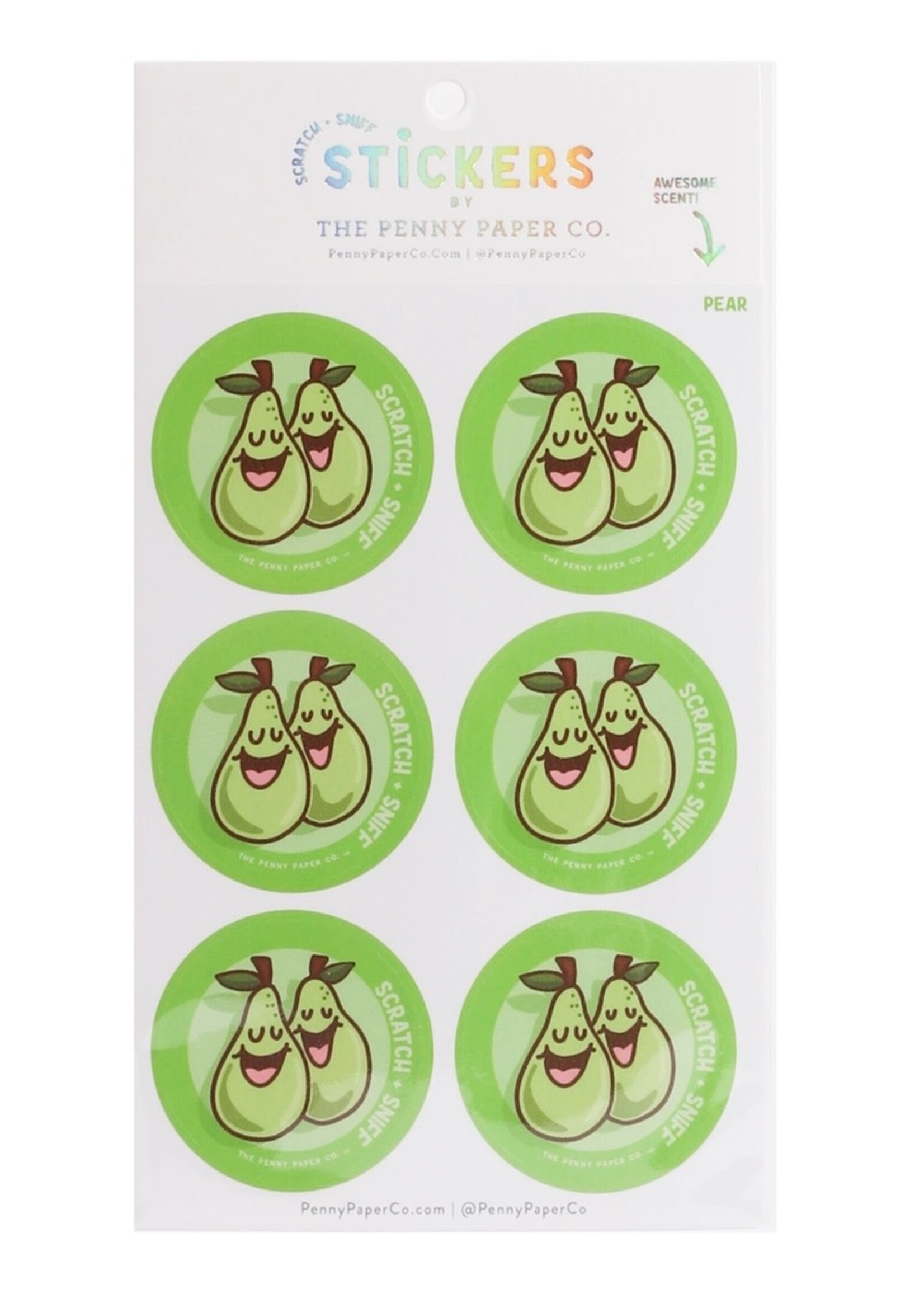 The Penny Paper Co. Scratch 'n Sniff Stickers ~ Pear