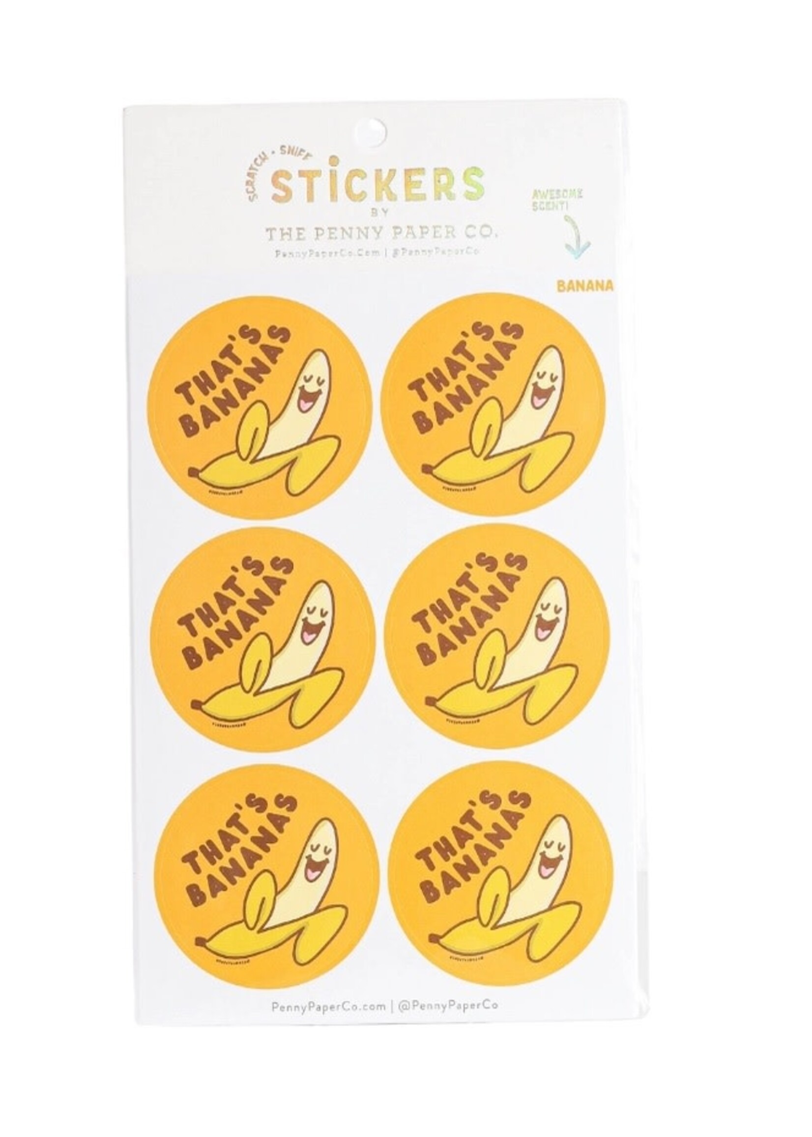 The Penny Paper Co. Scratch 'n Sniff ~ That's Bananas!