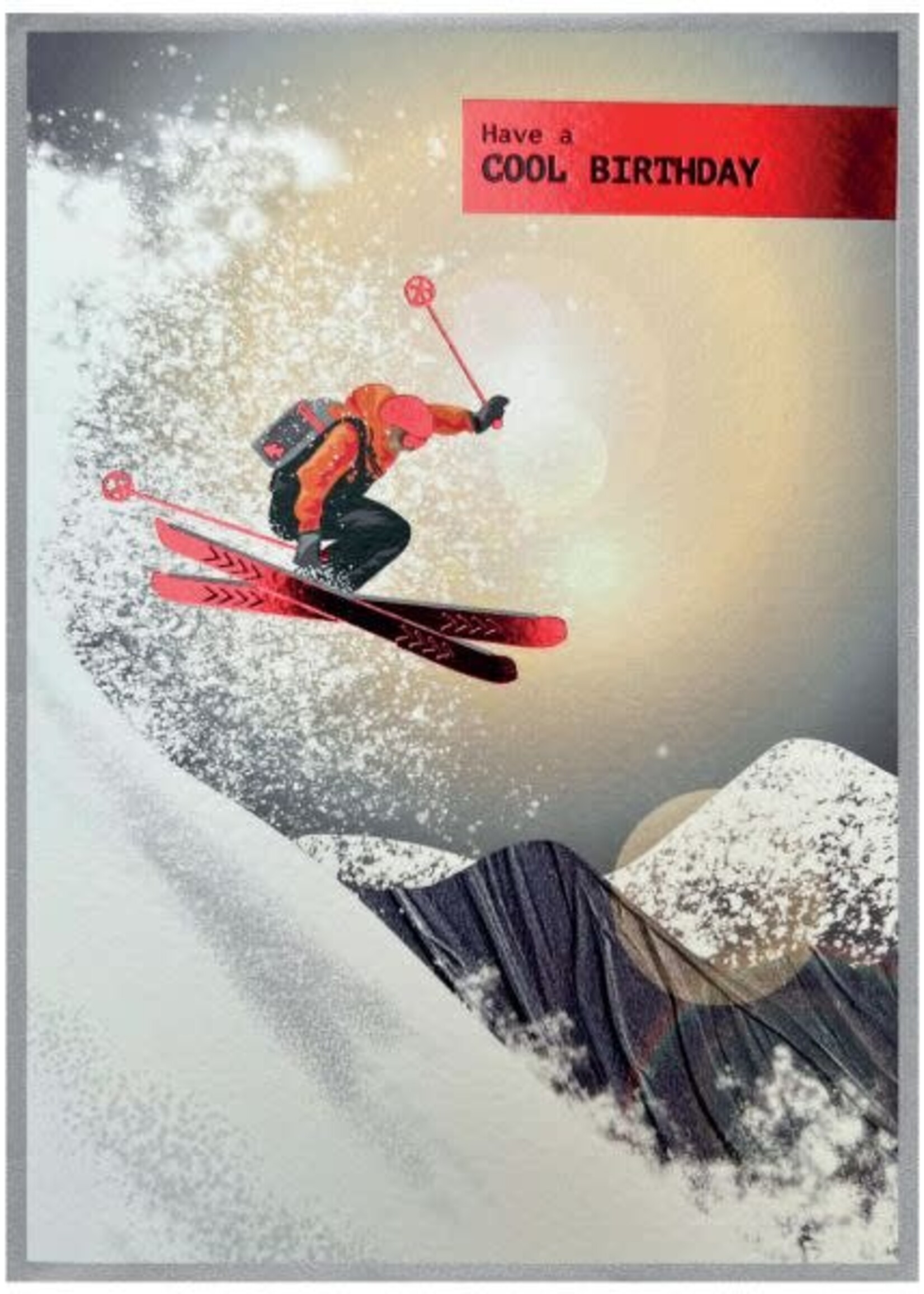 Have A Cool Birthday - Skier