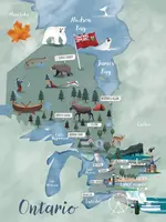 Maison Lorraine Ontario Tea Towel