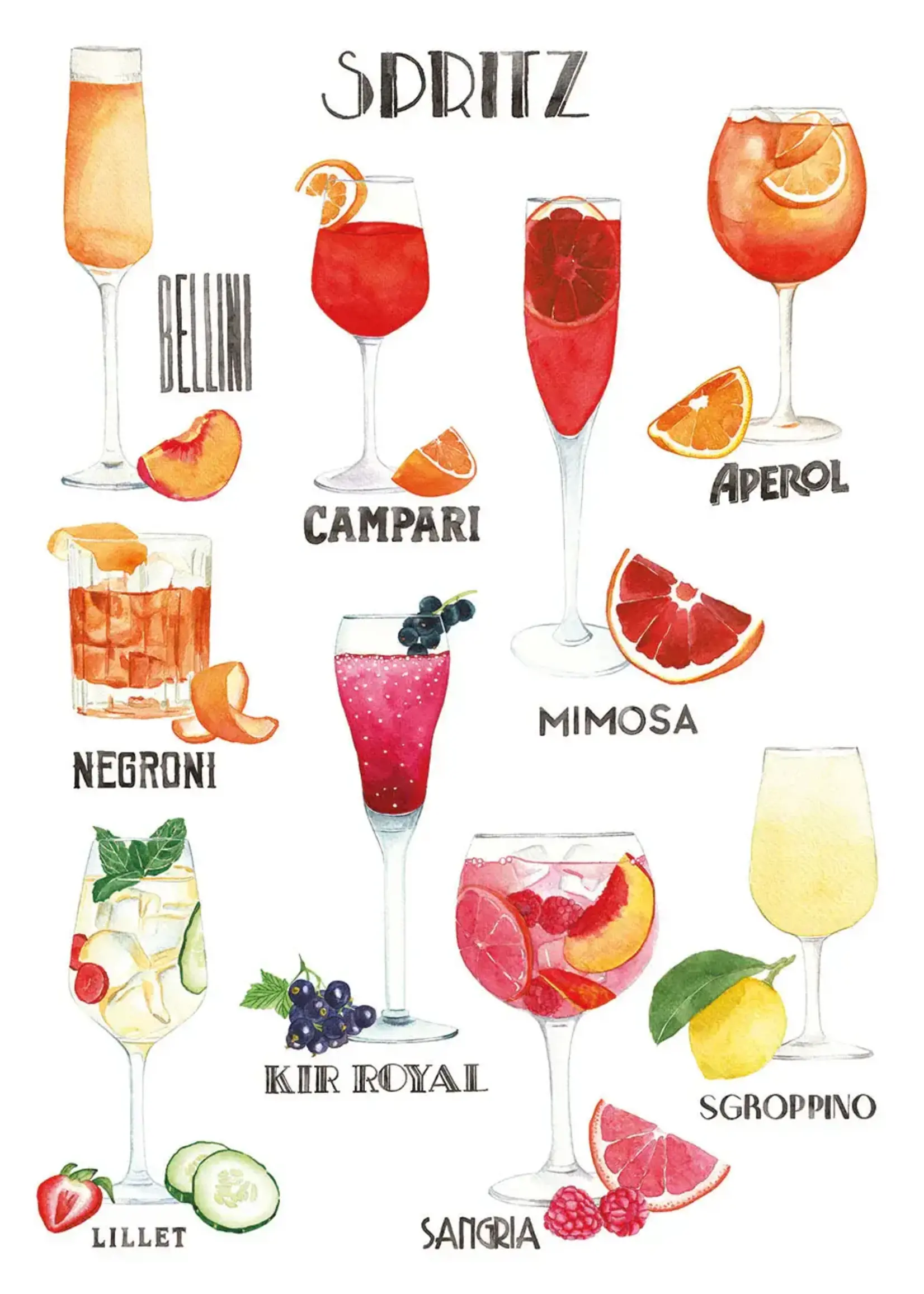 Spritz Tea Towel