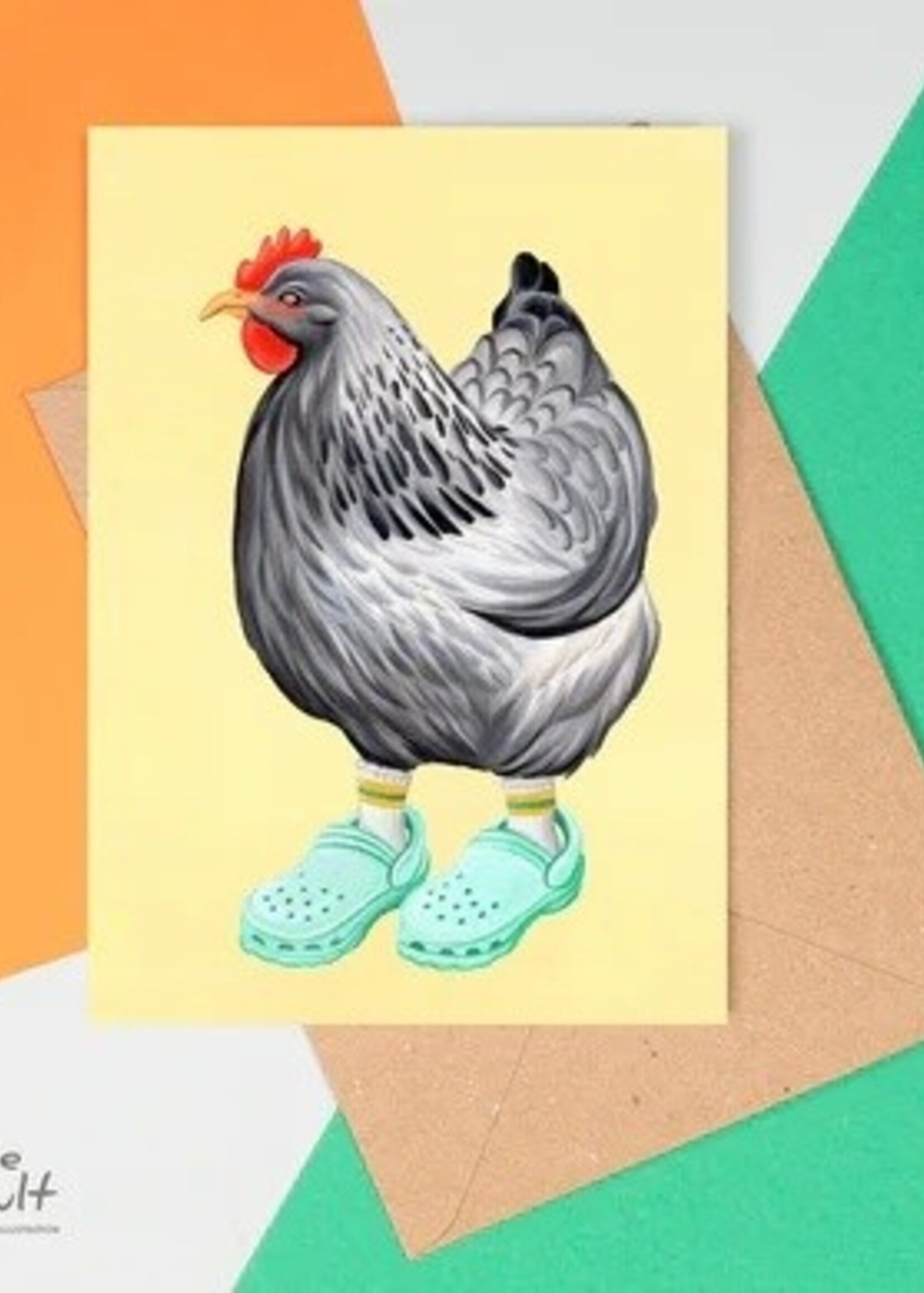 Hen in Crocs