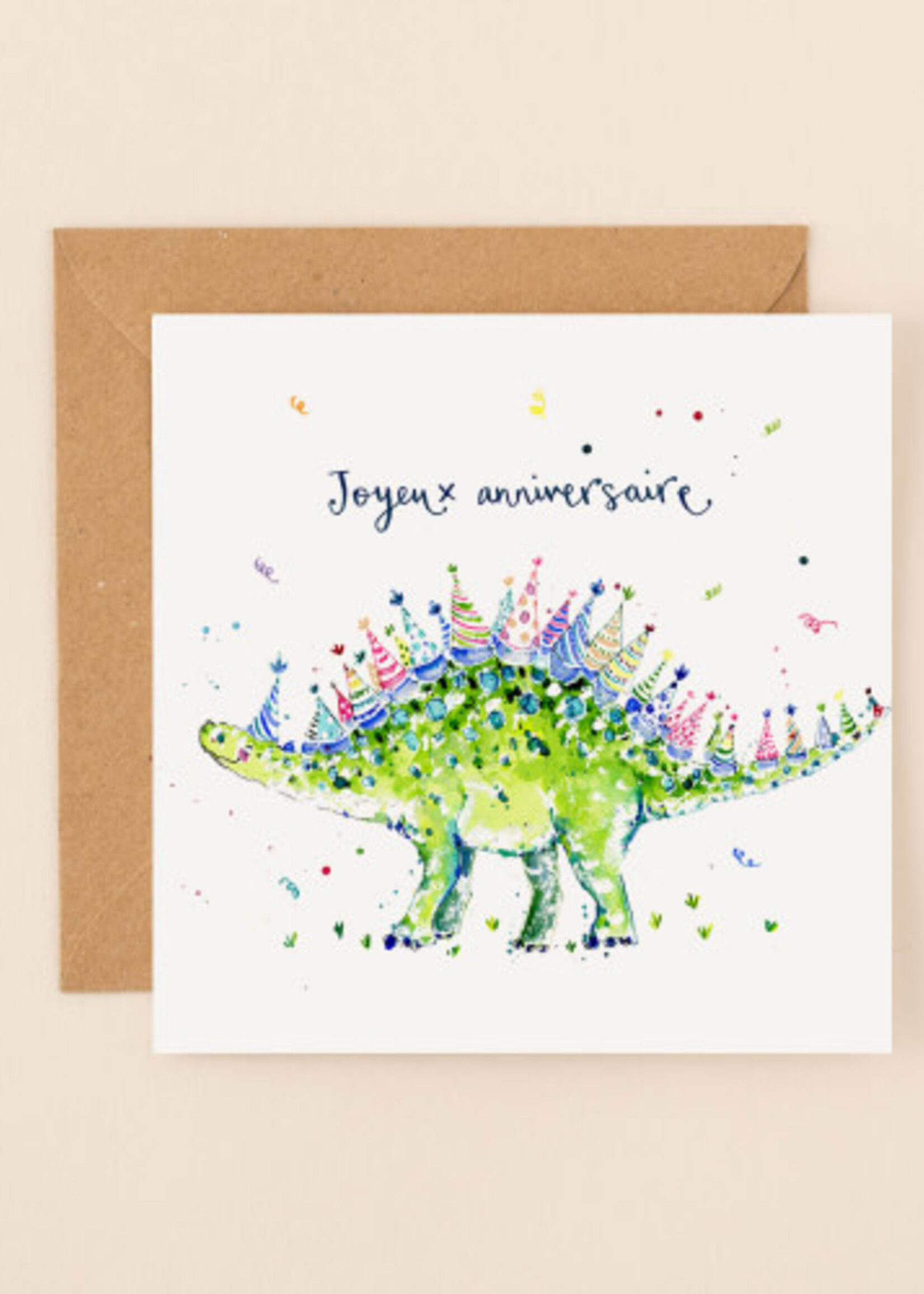 Louise Mulgrew Stegosaurus Joyeux Anniversaire