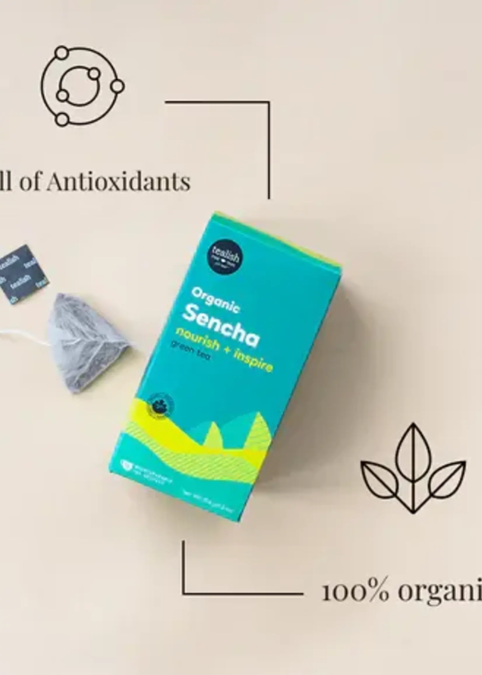 Tealish Tealish Organic Sencha Green Tea Sachets