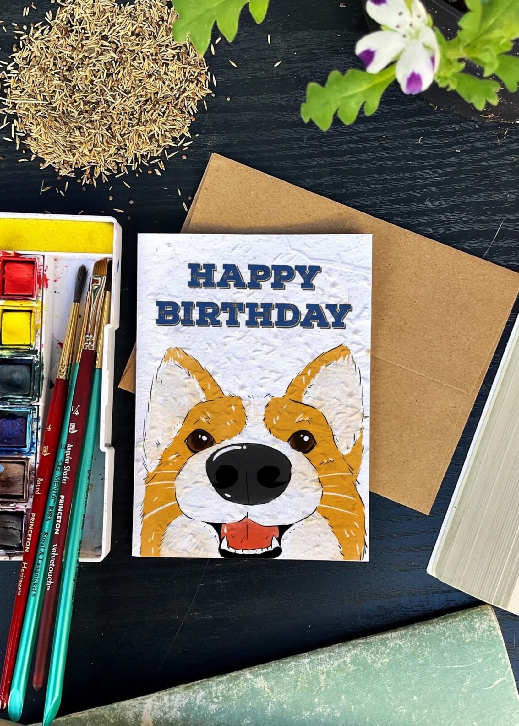 Happy Birthday - Corgi Love