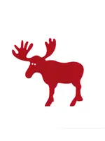 old country design Red Moose Cocktail Napkins