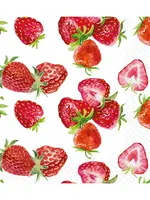 Twilight Collection Sweet Strawberries Luncheon Napkins