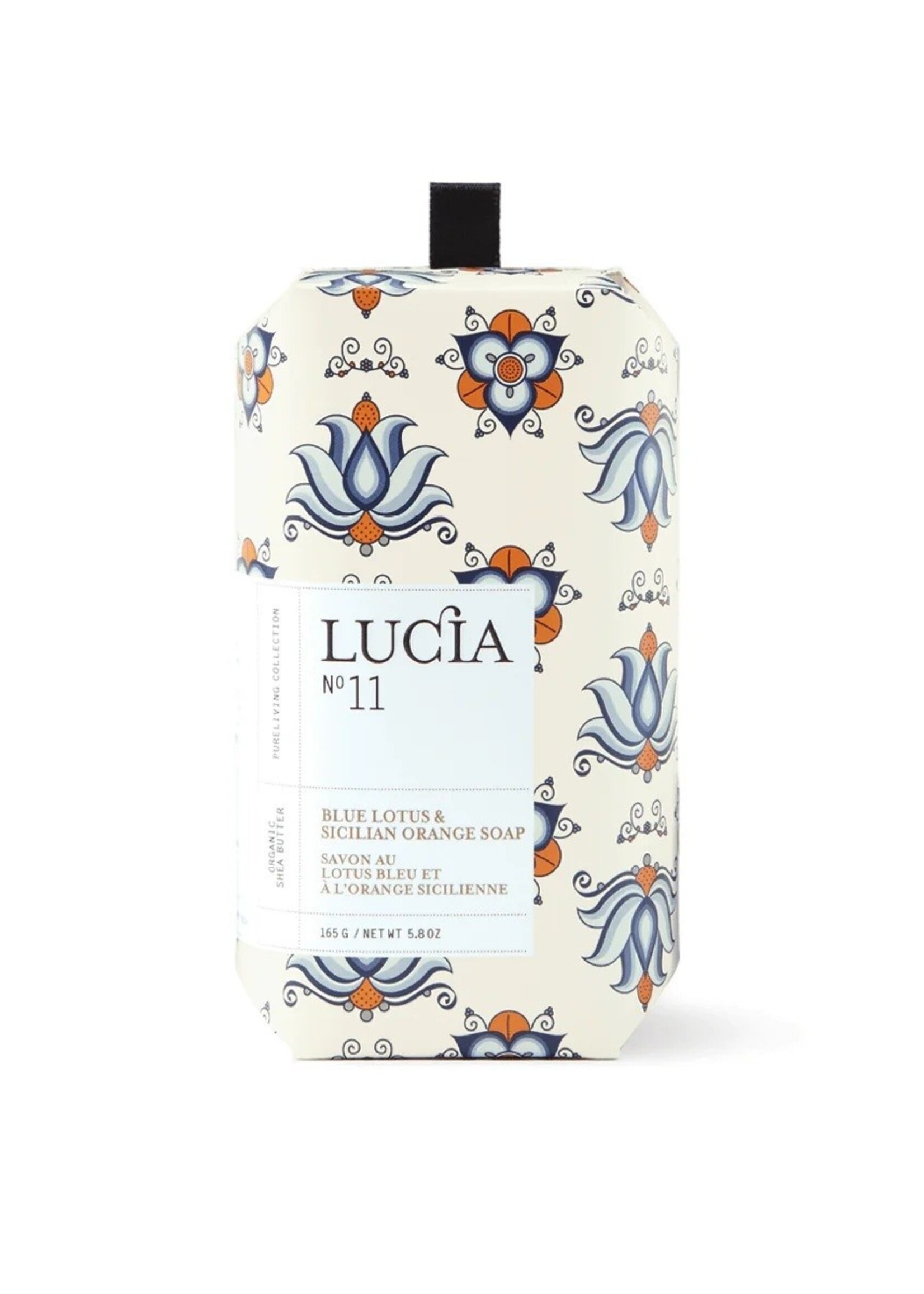 lucia N°11 Blue Lotus & Sicilian Orange Soap