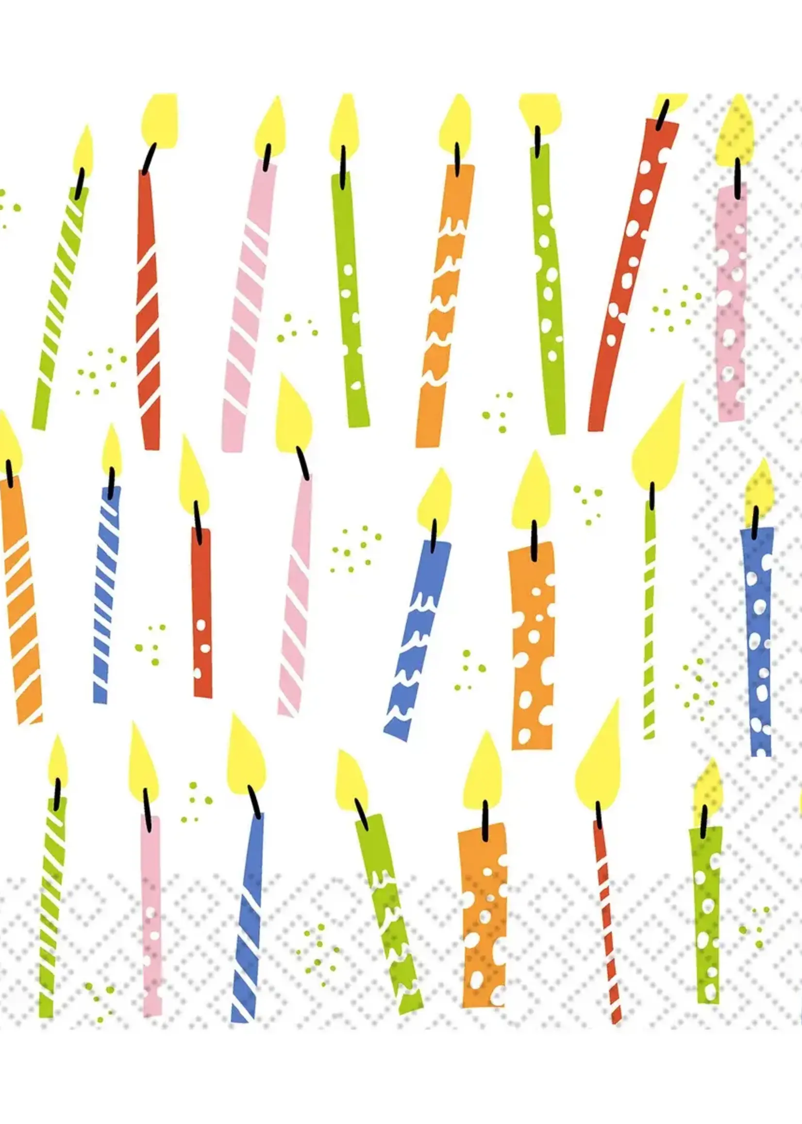 Paper + Design B-Day Candles - Luncheon Napkins