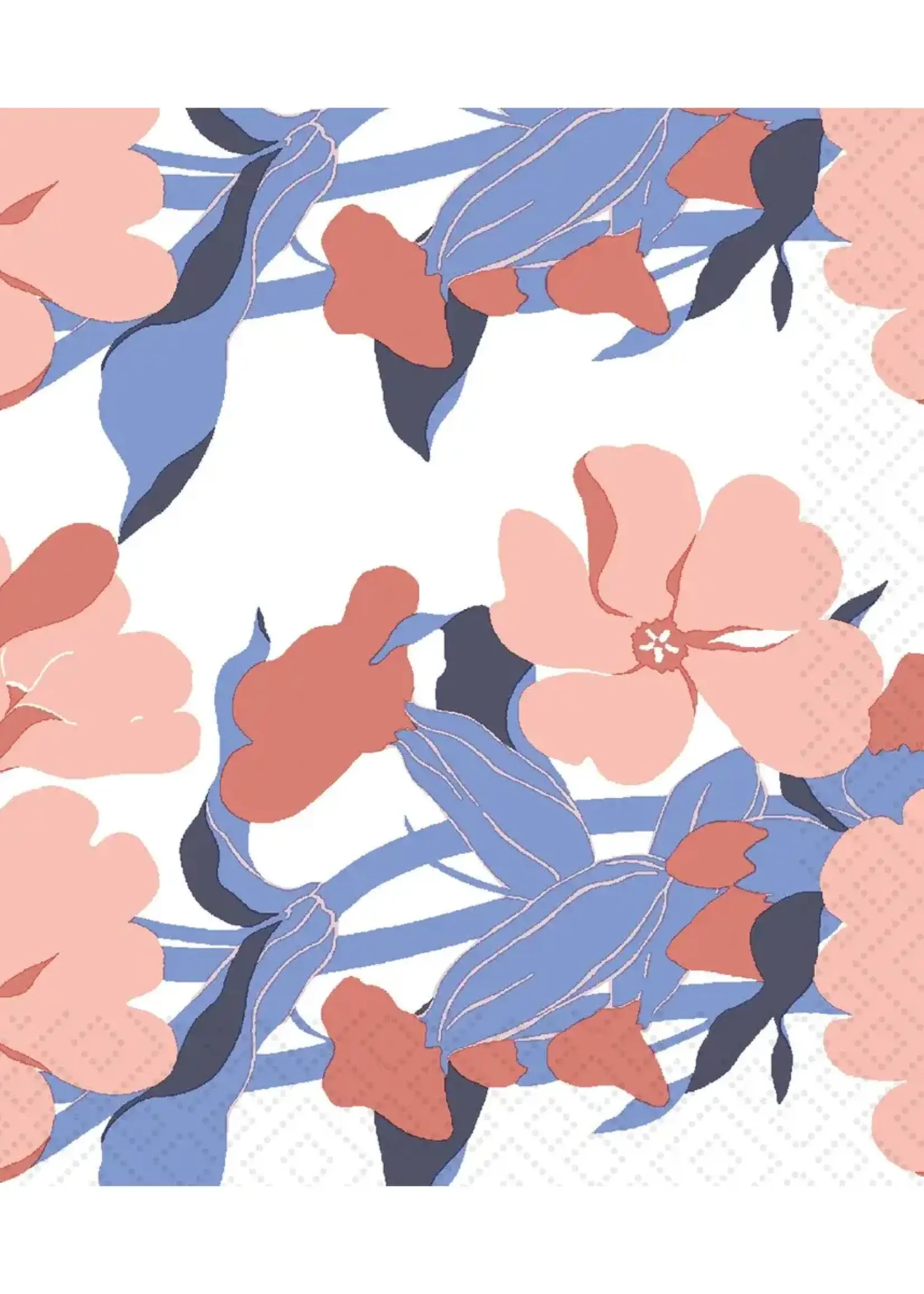 Duni Kukinto Persikka - Vallila Cocktail Napkins - pink