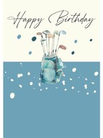 Happy Birthday Golf Clubs