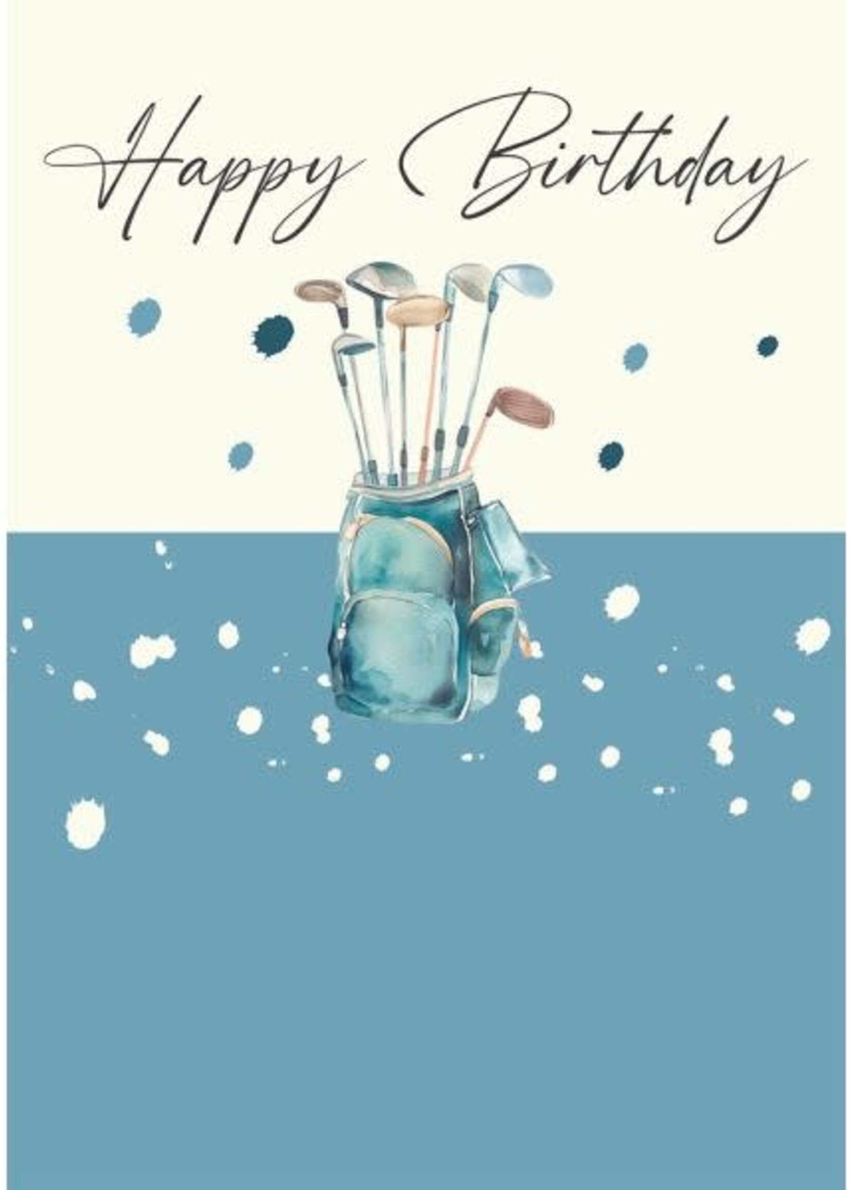 Happy Birthday Golf Clubs