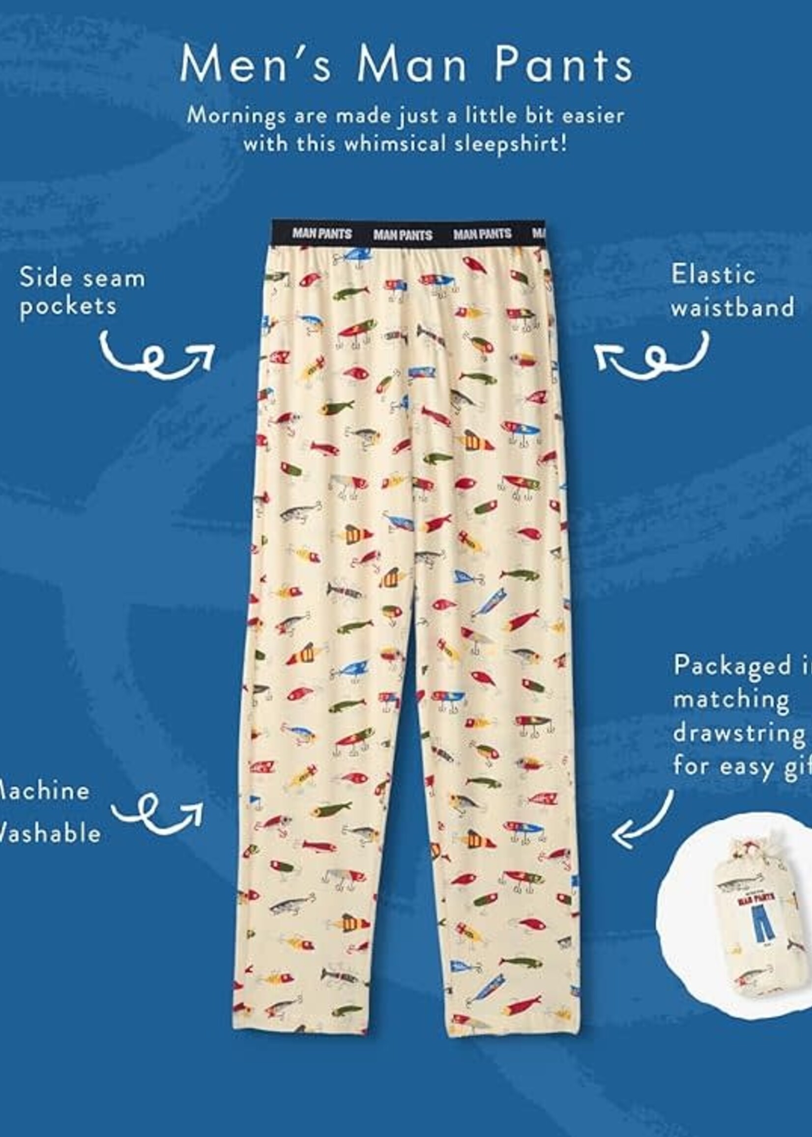 Man Pants - Fishing Lures  (XL)