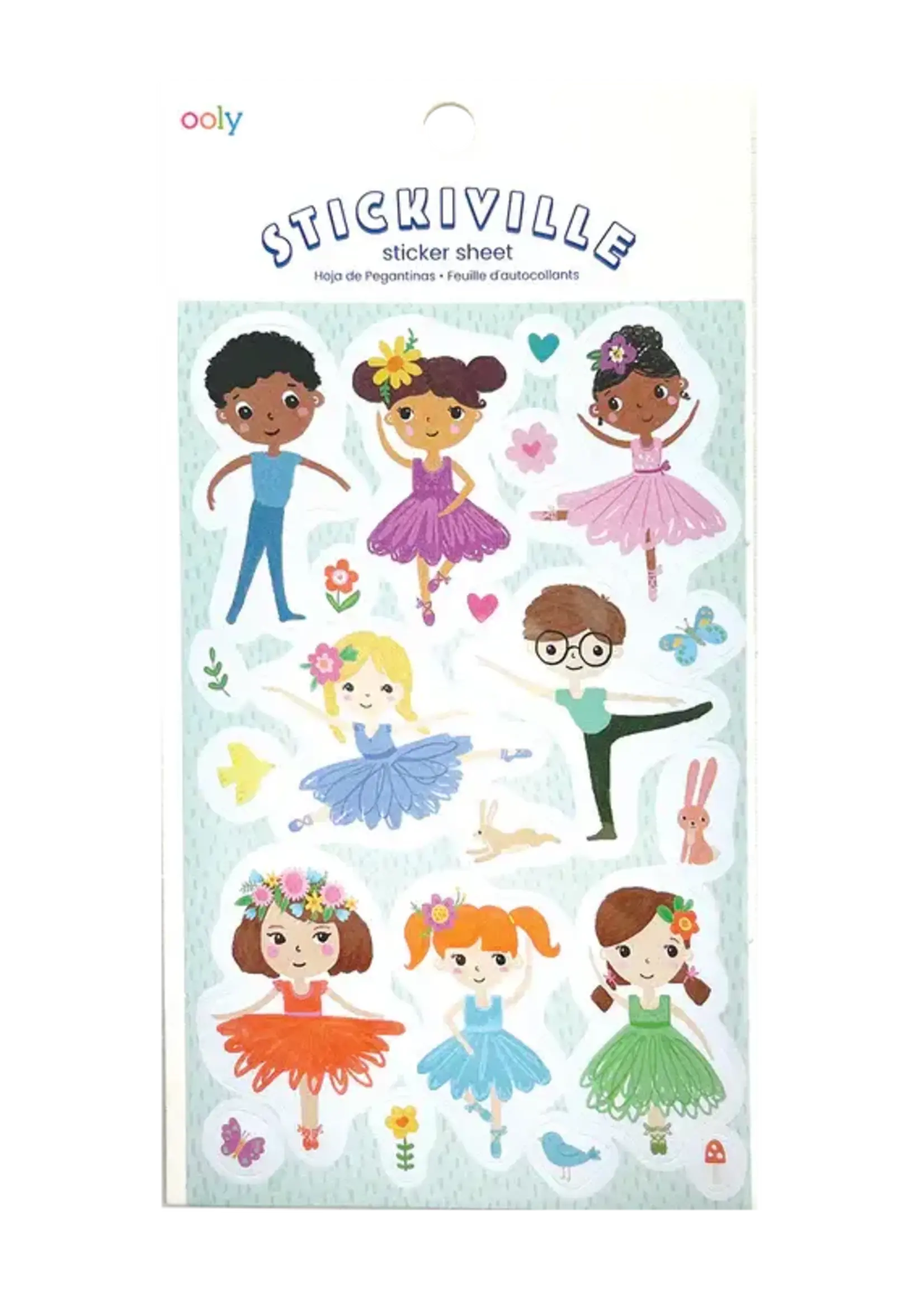 Ooly Stickiville Stickers (1 sheet) - Tiny Dancers