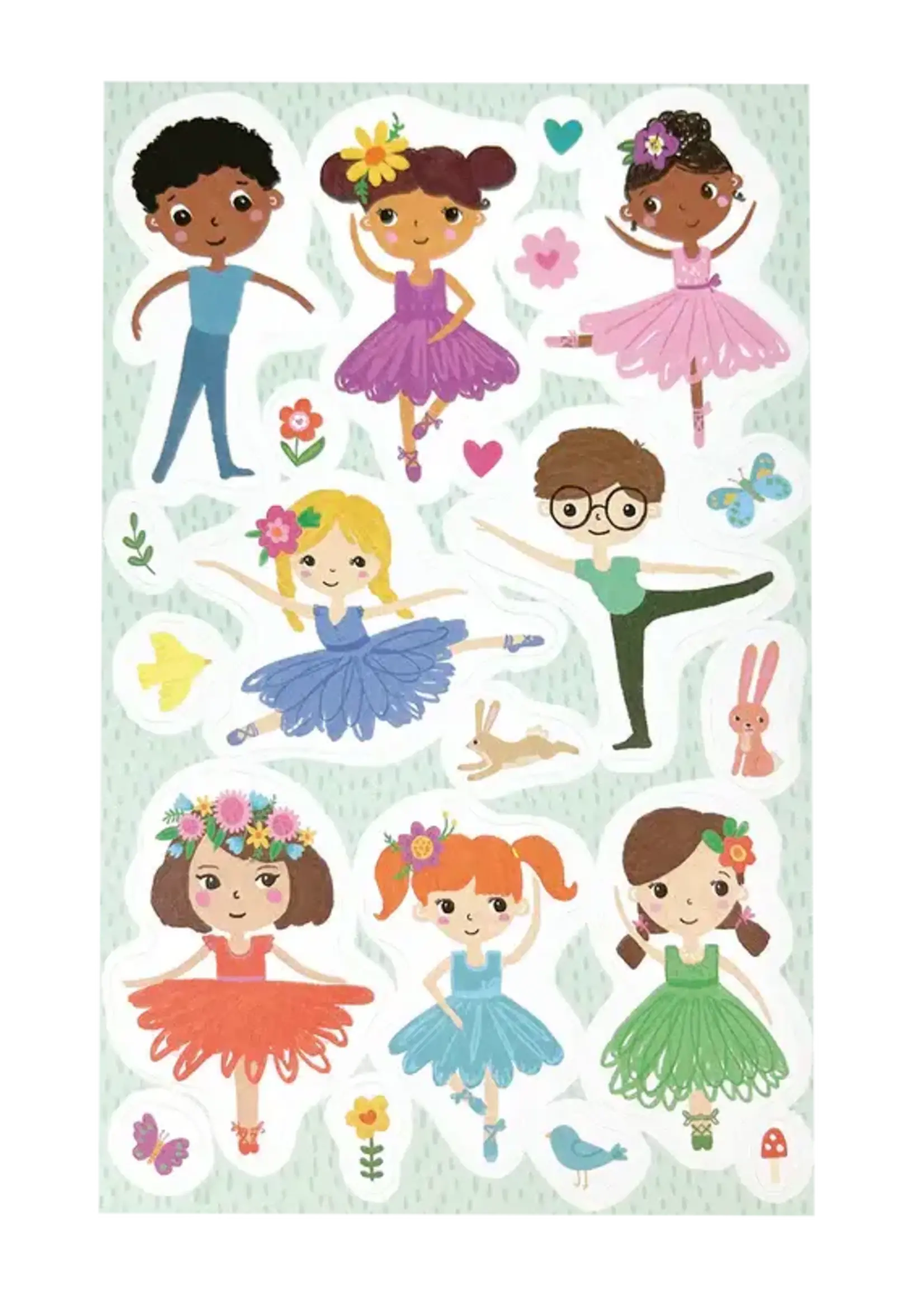 Ooly Stickiville Stickers (1 sheet) - Tiny Dancers