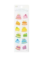 Ooly Stickiville Skinny Stickers - Birthday Cakes (2 Sheets)