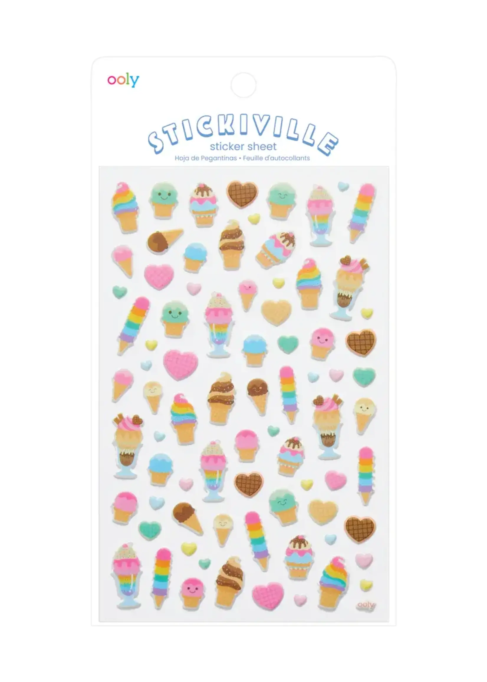 Ooly Stickiville Standard Stickers - Ice Cream Dream