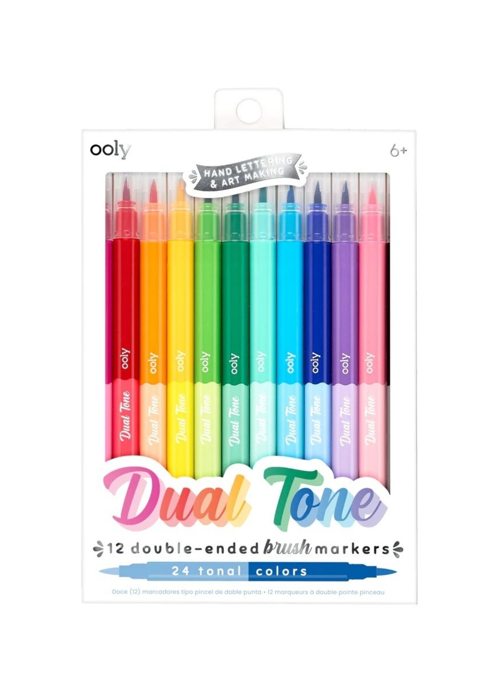 Ooly Dual Tone - Double Ended Brush Markers