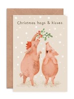 Christmas hogs and kisses