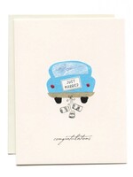 Flaunt Cards Just Married - Car