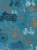 Great British Card Happy Birthday - More Bicycles