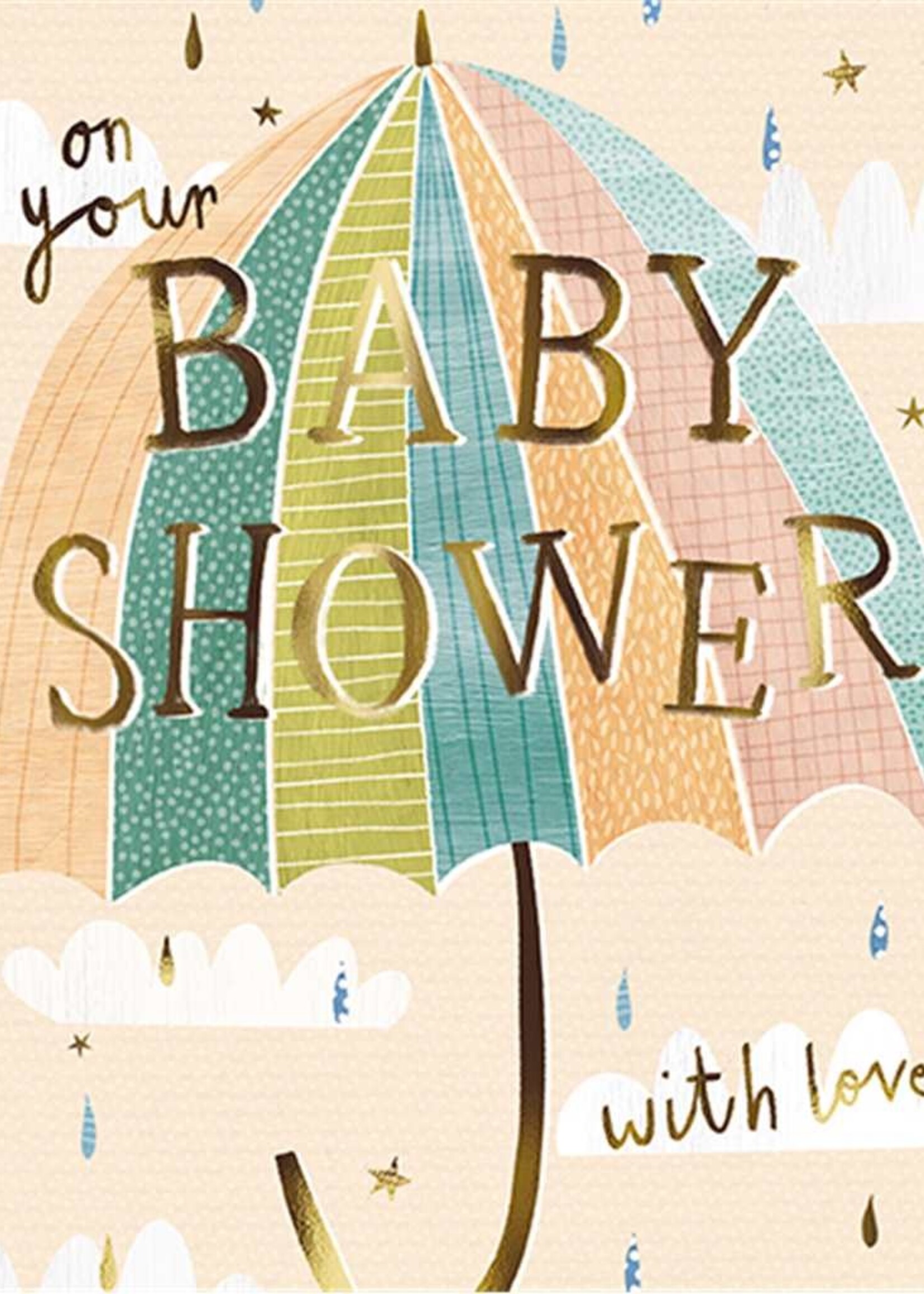 Great British Card On Your Baby Shower With Love
