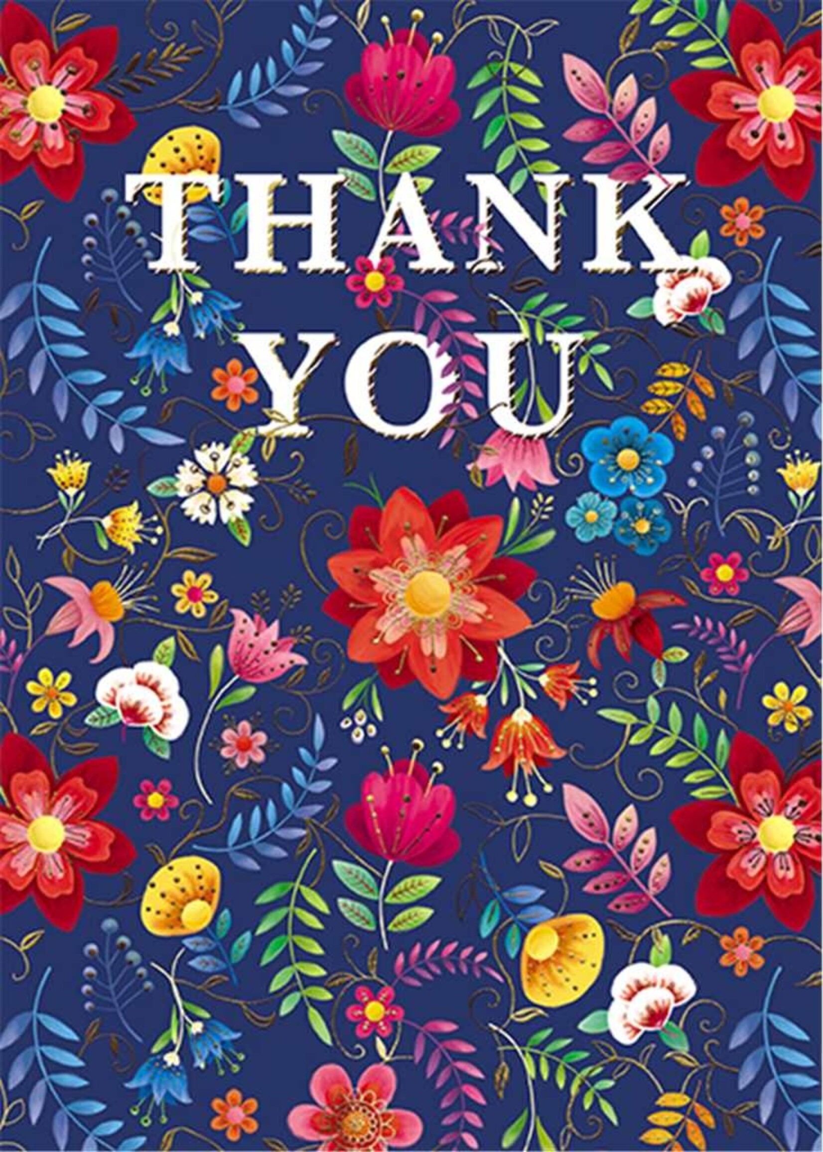 Great British Card Thank You Flowers