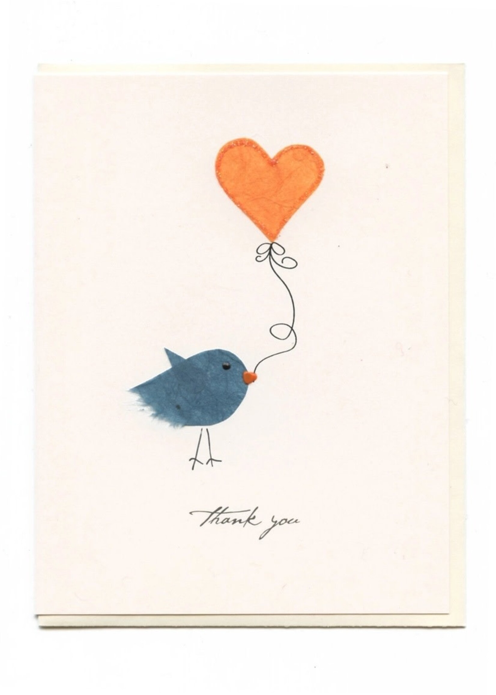 Flaunt Cards Thank You ~ Bird and Balloon