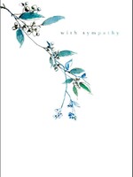 Woodmansterne With Sympathy (Blue florals)