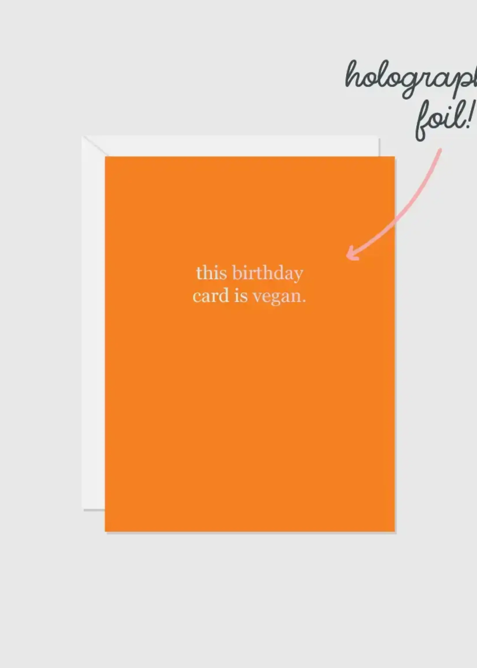 Paper Hearts Halifax This Birthday Card is Vegan
