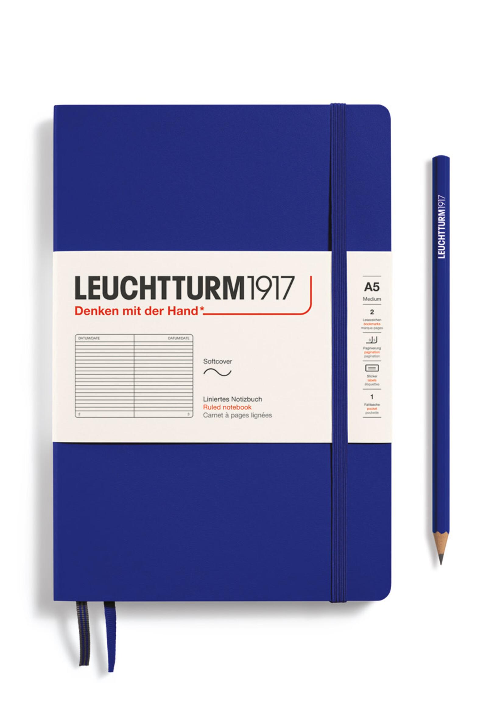 Leuchtturm Leuchtturm1917 A5 Softcover, Ruled
