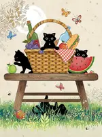 Bug Art Picnic kitties